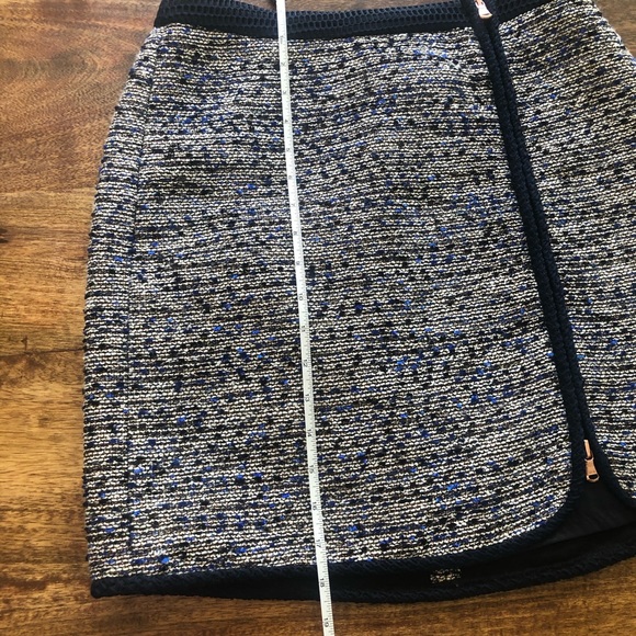 J crew blue “tweed” skirt - Picture 4 of 7